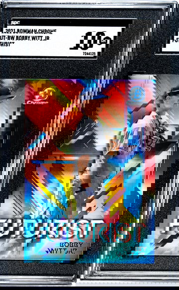 2021 Bowman Chrome Bobby Witt Jr. Futurist Rookie SGC 10