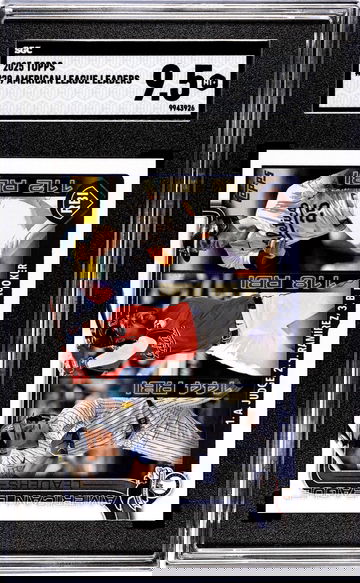 2025 Topps #29 American League Leaders SGC 9.5