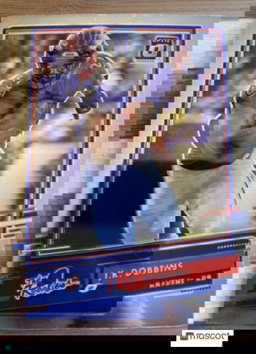 2020 Panini Donruss Optic The Rookies JK DOBBINS Rookie Insert Ravens RC!!!