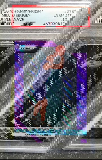 Miles Bridges 2018/19 Prizm purple psa 10