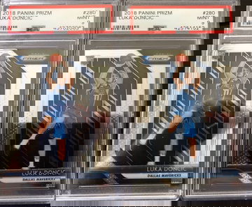 Luka Doncic Prizm 280 PSA 9 mint lot of 2