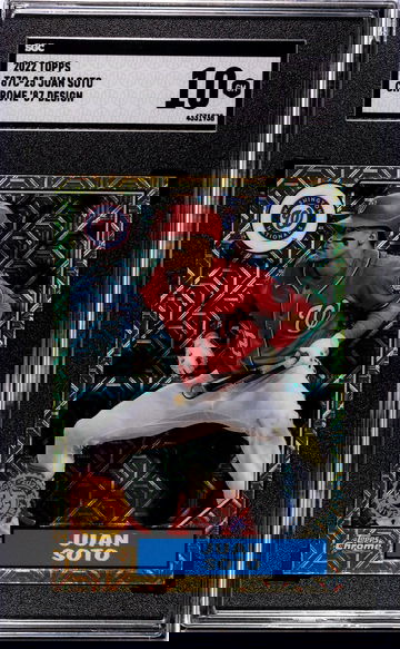 2022 Topps Chrome 1987 Design Mojo Refractor Juan Soto #T87C-25 SGC 10