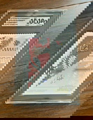 CHASE EDMONDS 2018 CONTENDERS TICKET STUB AUTO RC #'d 5/29 SGC 10 Auto 10