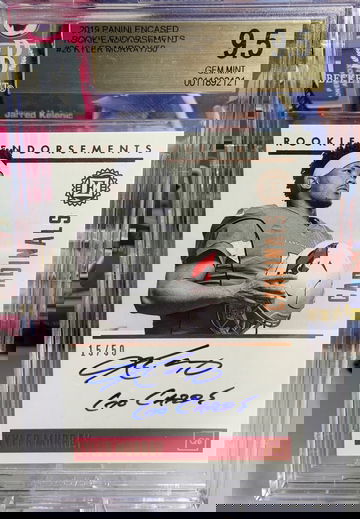 2019 Panini Encased Kyler Murray Rookie Endorsements 15/50 BGS 9.5/10 GEM MINT!!