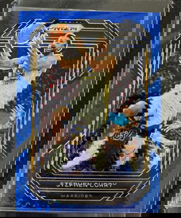 2022 Panini Prizm Fast Break Steph Curry Blue Prizm /150