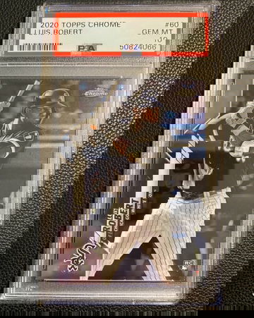 2020 Topps Chrome Luis Robert PSA10