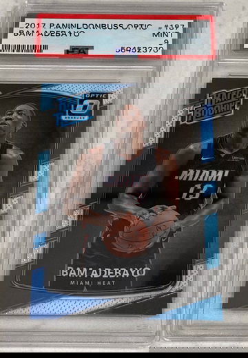 2017 Panini Donruss Optic Bam Adebayo RC PSA 9