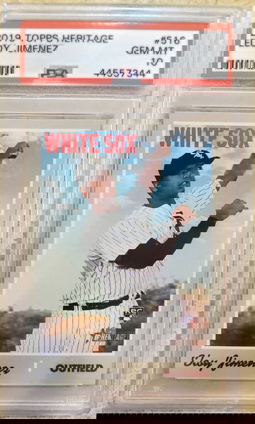 2019 Topps Heritage Eloy Jimenez PSA 10 GEM MINT 