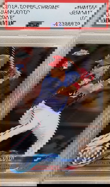 Juan Soto 2018 Topps Chrome Update #HMT55