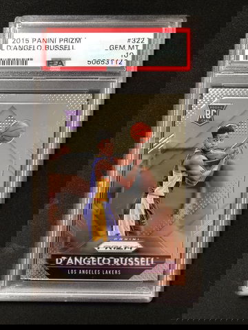 2015 Panini Prizm - D'Angelo Russell - Rookie Base Gem Mint PSA 10