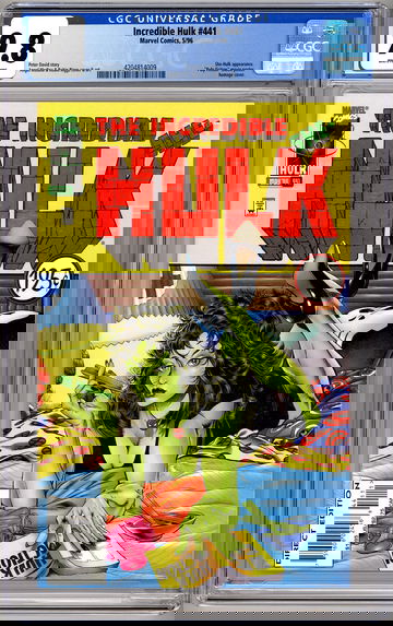 INCREDIBLE HULK #441 CGC 9.8 SHE-HULK APP PULP FICTION MOVIE POSTER HOMAGE CVR 1996