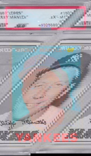 1967 Topps Mickey Mantle #150 PSA 6