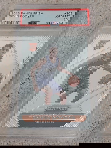 2015 devin booker prizm rookie psa 10