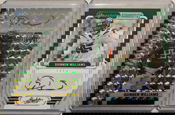 Quinnen Williams 2 card Autograph Lot including 1 of 1!!!