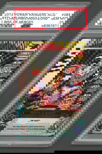2013 Power Rangers ACG Battle Dragon Megazord Rise of Heroes Holfoil PSA 10 