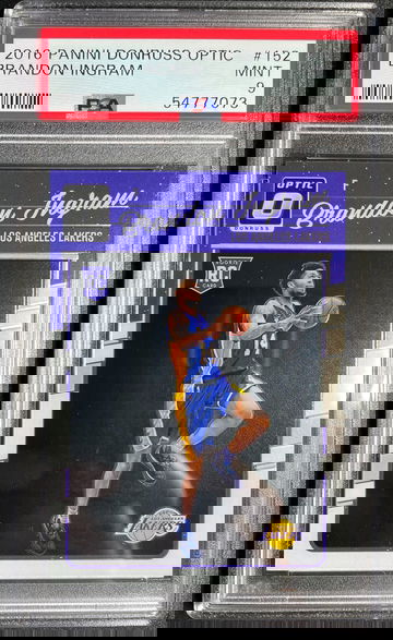 2016 Panini Donruss Optic Brandon Ingram PSA 9 Mint Rookie RC Card #152