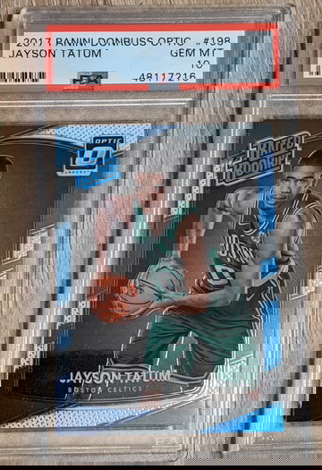 Jayson Tatum 2017 Optic #198 PSA 10