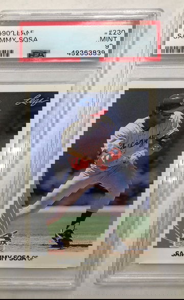 1990 Leak Sammy Sosa PSA 9