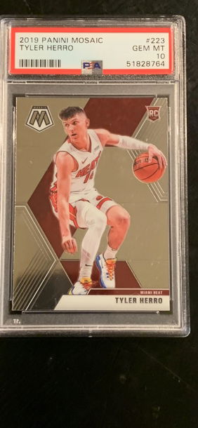 2019 Mosaic Tyler Herro #223 PSA 10 Gem Mint