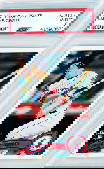 2011 Topps Update #US175 Mike Trout PSA 9 Rookie Card