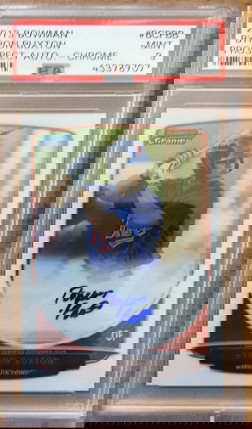 Byron Buxton auto psa 9