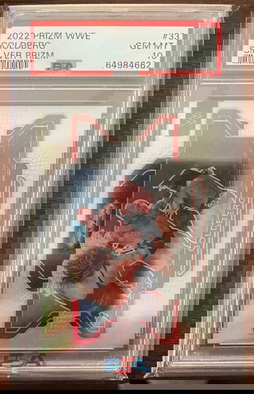 2022 Panini Prizm WWE Goldberg Silver Prizm PSA 10 Gem Mint