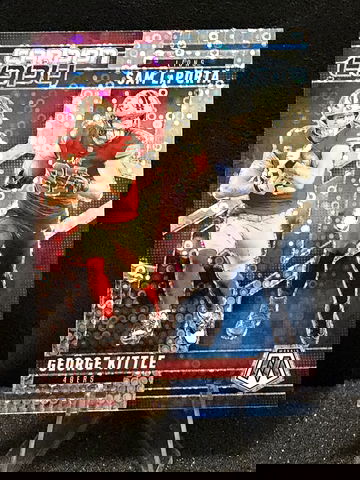 2025 Mosaic  Carbon Copy  George Kittle / Sam LaPorta  No Huddle SP  49ers Lions 