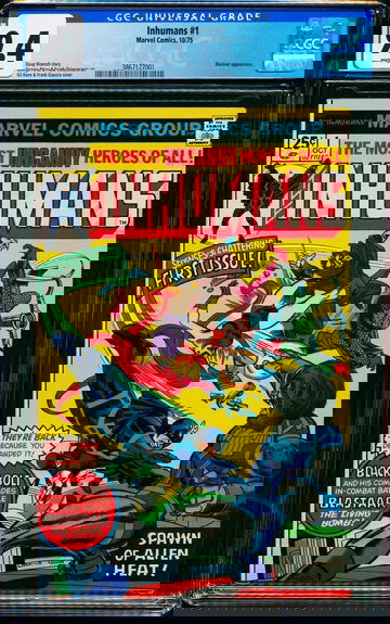 INHUMANS #1, CGC 9.4 NM