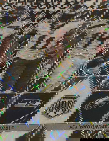 2023 Panini Mosaic DK Metcalf / A.J. Brown Carbon Copy Silver /25