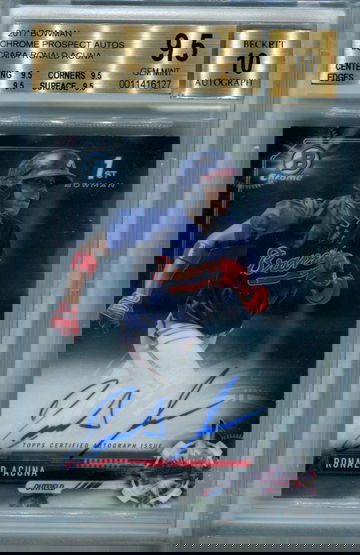 Ronald Acuna True Gem BGS 9.5 auto 10