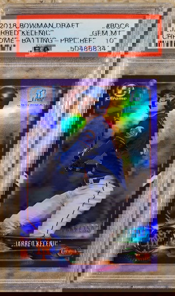 Jarred Kelenic Bowman Chrome Purple PSA 10