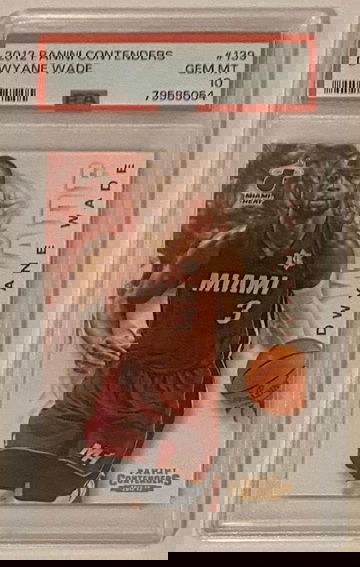 2012 PSA 10 Dwyane Wade Panini Contenders #139 Miami Heat