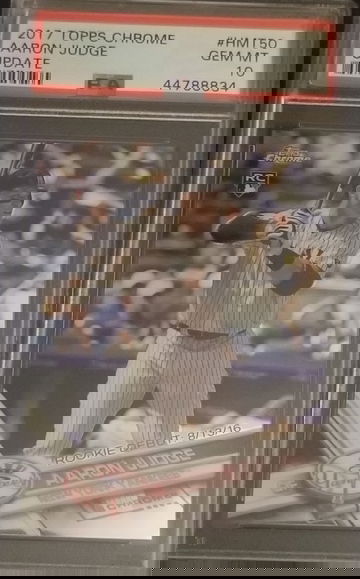 2017 Topps Chrome Update Aaron Judge #HMT50 PSA 10