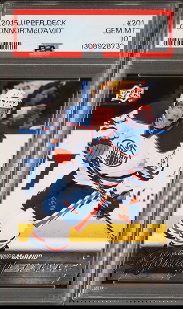 2015 Young Guns Connor McDavid #201 PSA 10 Rookie