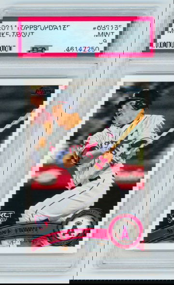 2011 Topps Update Mike Trout PSA 9