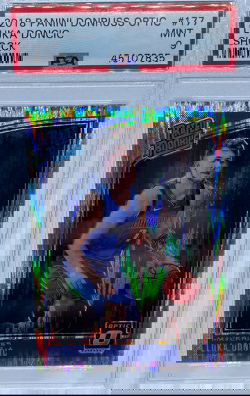 2018 Panini Donruss Optic Luka Doncic SHOCK #177 PSA 9 MINT