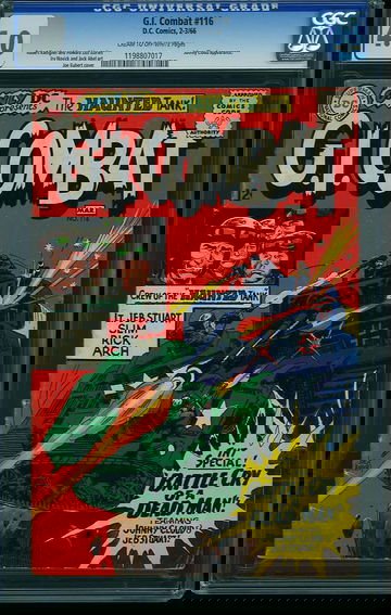 G.I. COMBAT #116, CGC 4.0 VG
