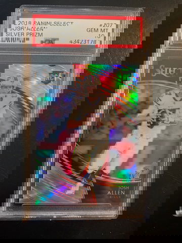 Josh Allen 2018 Select Field Level Silver PSA 10