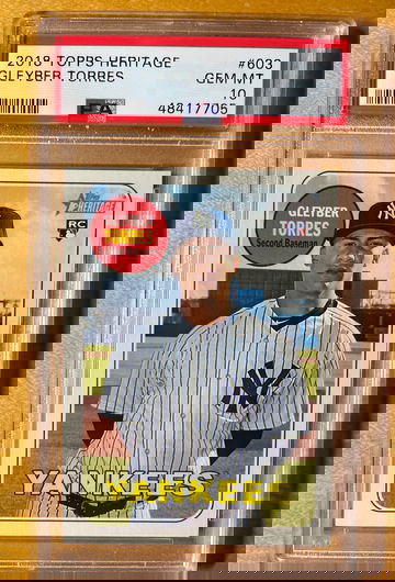 2018 Topps Heritage Gleyber Torres