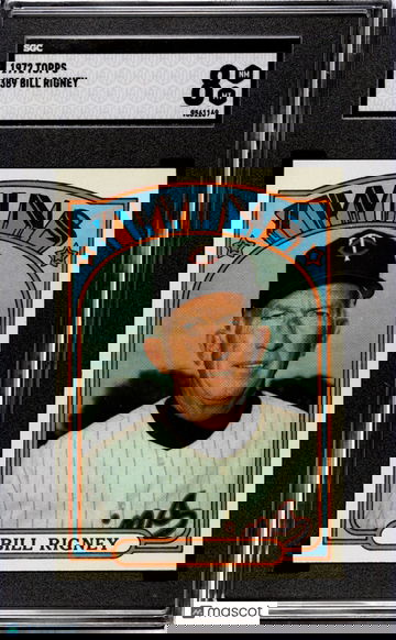 1972 Topps Bill Rigney #389 SGC 8