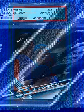 2017 Topps Head Pat Alex Bregman PSA 10 Rookie