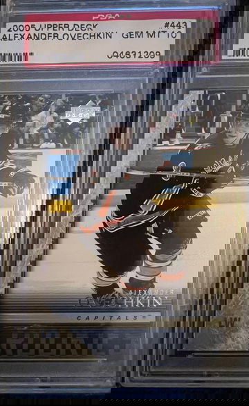 2005 Upper Deck PSA 10 Gem-Mint Alexander Ovechkin Young Guns