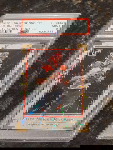 2020 Donruss Joe Burrow Elite Series Rookies Insert RC HOLOGRAM #ESRJB PSA 9 MNT