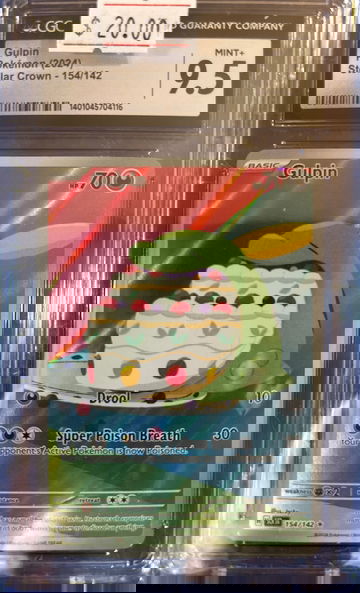 2024 Pokémon Gulpin Stellar Crown 154/142 CGC 9.5 Mint+