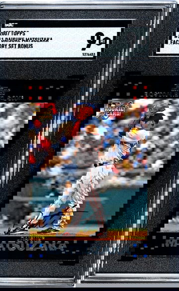 2007 Topps #11 Daisuke Matsuzaka Factory Set Bonus SGC 9