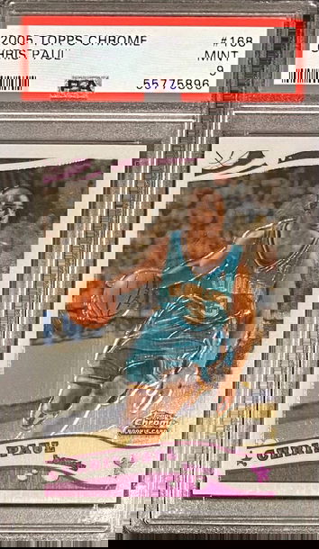 2005 Topps Chrome Chris Paul Rookie PSA 9