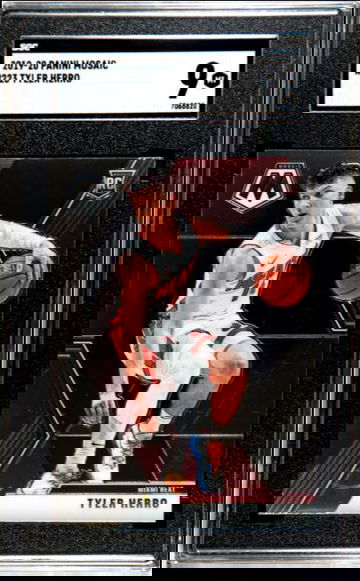 2019-20 PANINI MOSAIC TYLER HERRO ROOKIE SGC 9