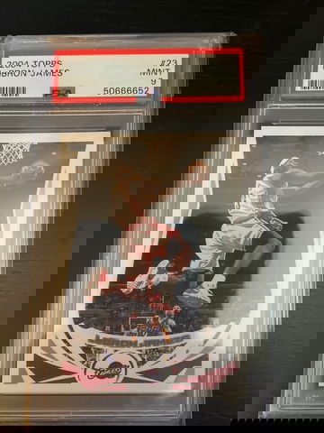 2004 Topps LeBron James PSA 9 Mint 