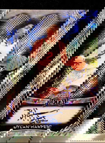 2025 Leaf Metal  Dylan Harper  Auto  Silver Scope /55  Spurs