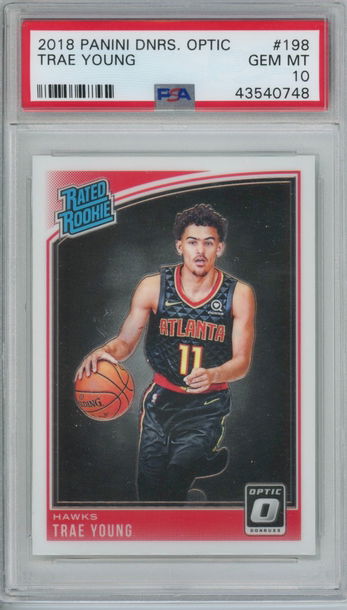 2018 Trae Young Optic PSA 10